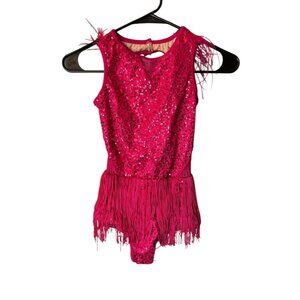 Weissman Girls Hot Pink Dancewear Leotard